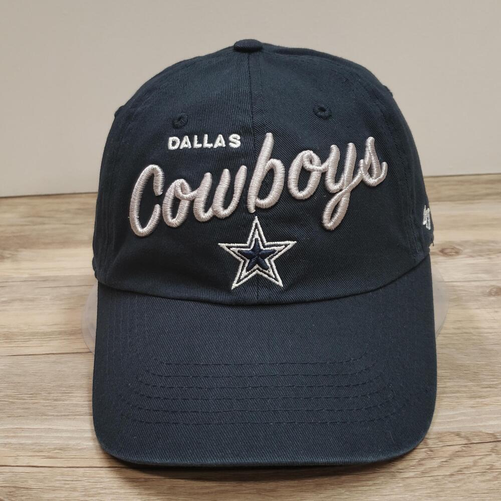 Dallas Cowboys Hat Cap Strap Back Womens One Size Blue NFL Football 47 Brand
